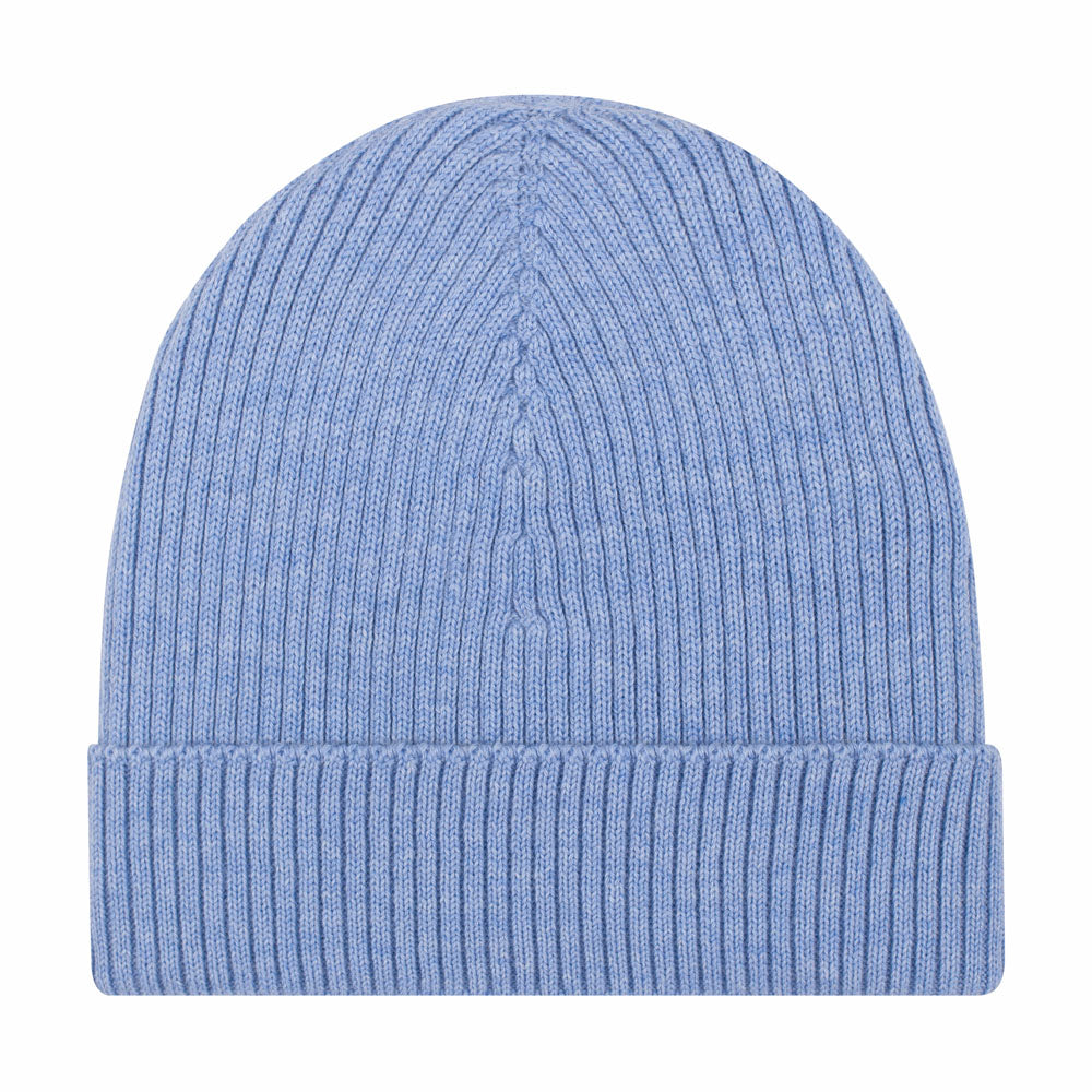 Womens Ribbed Extra Fine Merino Wool Beanie
