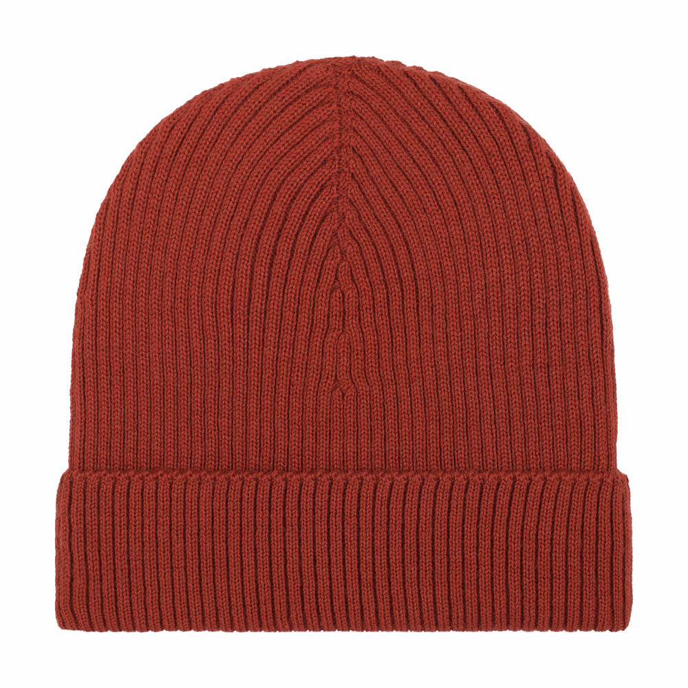 Womens Ribbed Extra Fine Merino Wool Beanie