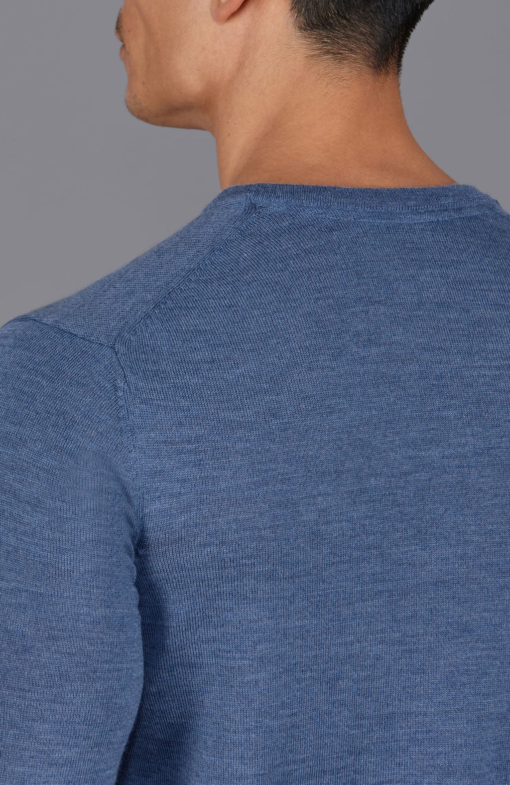 Mens Extra Fine Merino Wool Crew Neck Jumper