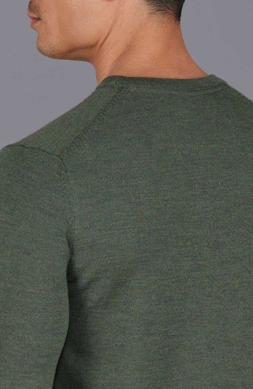 Mens Extra Fine Merino Wool Crew Neck Jumper