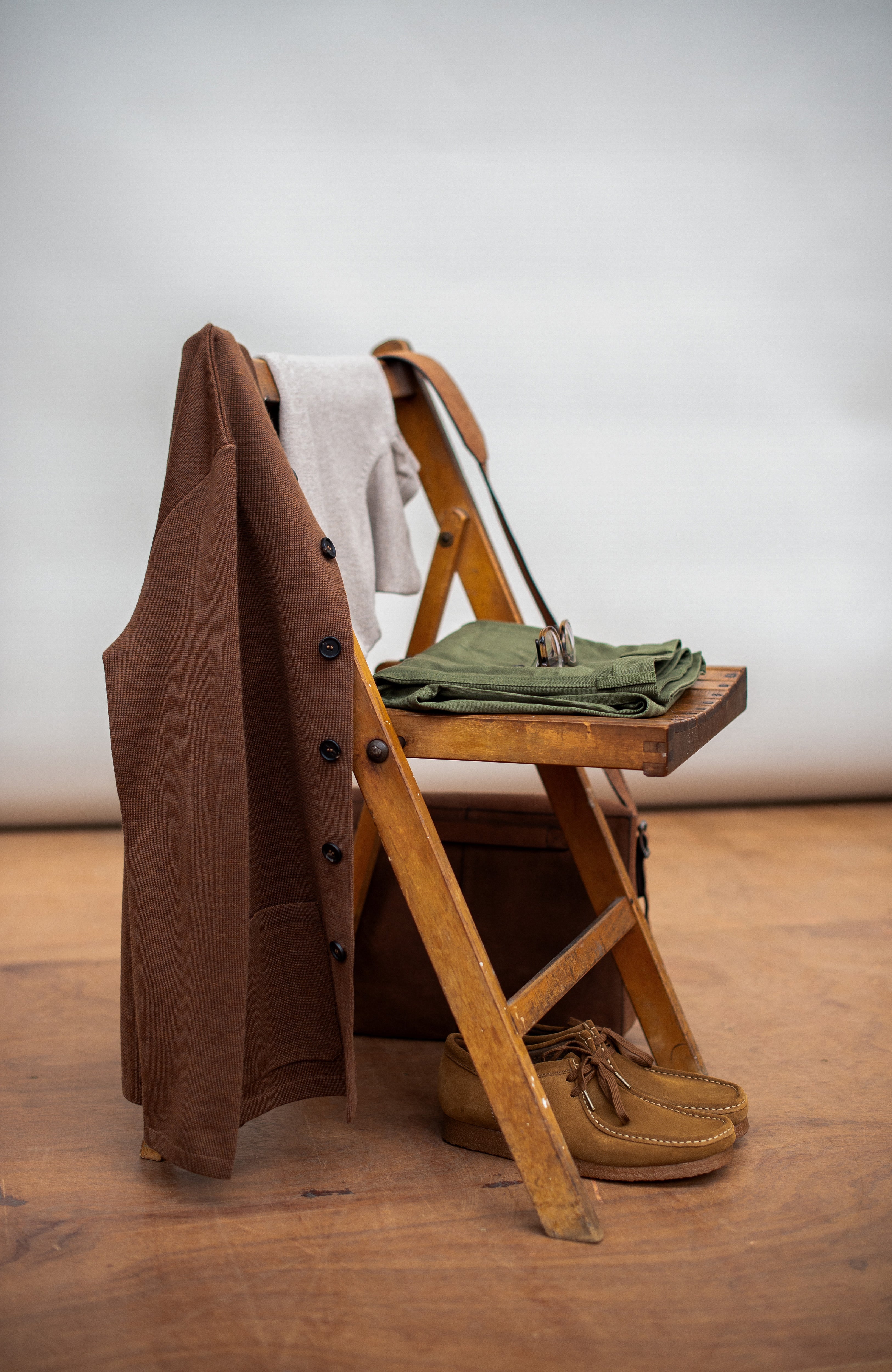 Mens Extra Fine Merino Wool Knitted Nehru Jacket