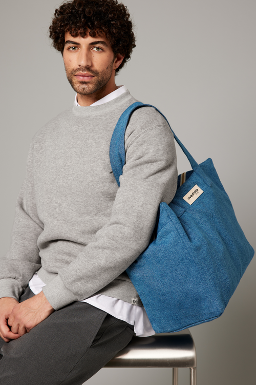 Célestins le sac 24 heures - Denim Clair Upcyclé