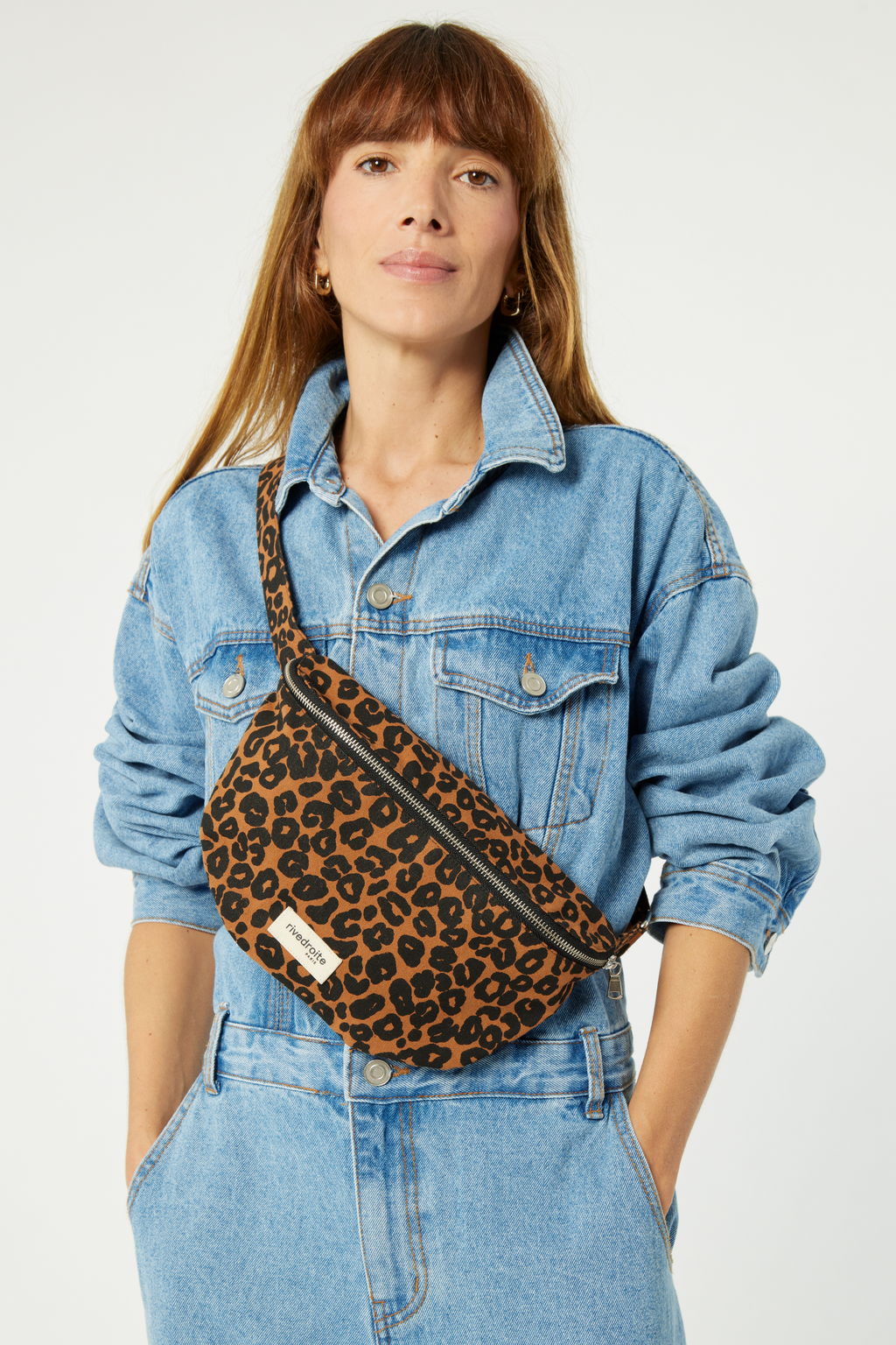 Custine le sac banane - Coton recyclé Léopard