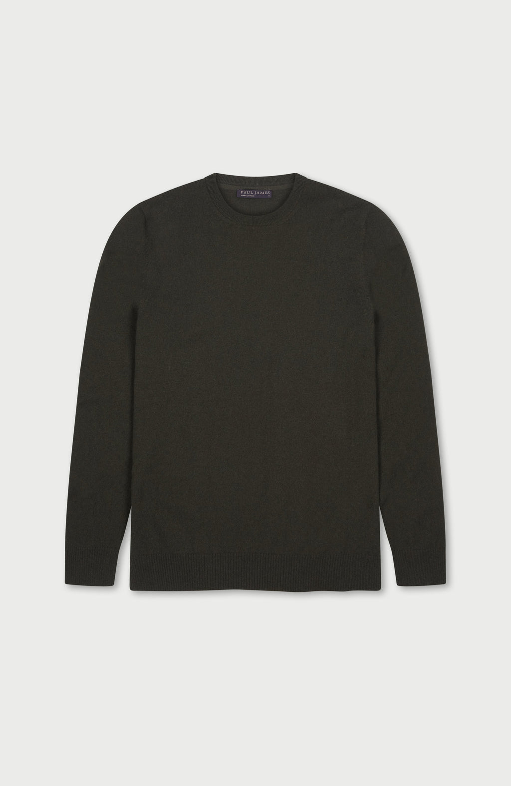 Mens Lightweight Merino Cashmere Crew Neck Jumper