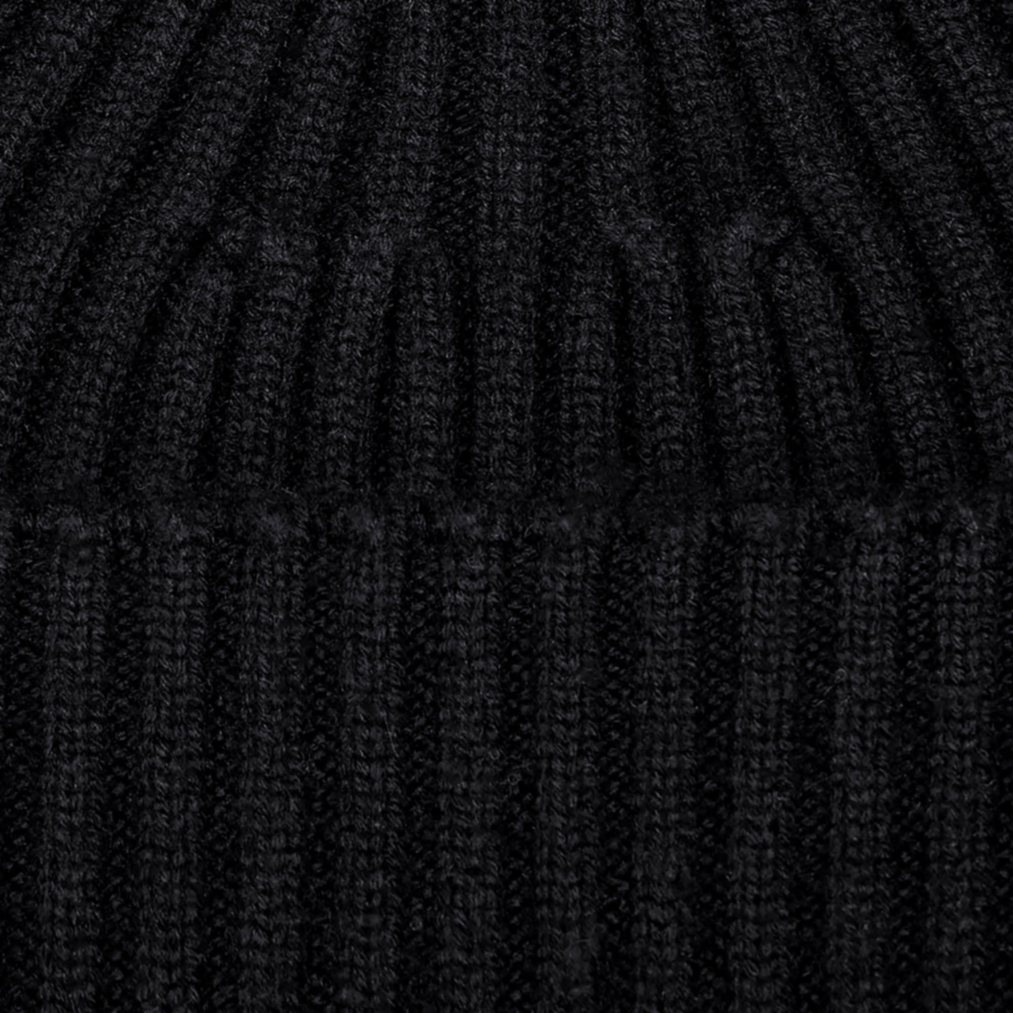 Heavyweight Merino Cashmere Ribbed Beanie