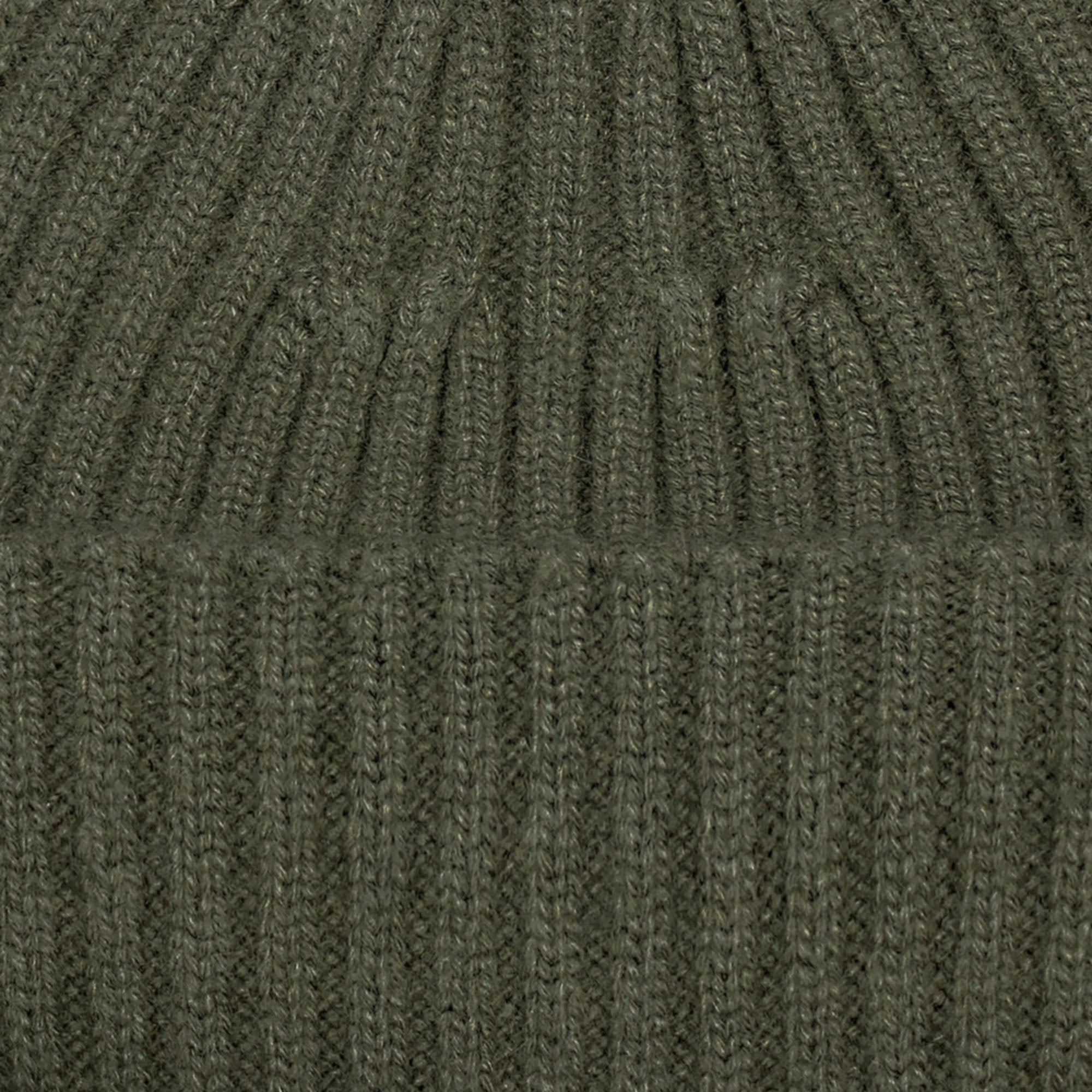 Heavyweight Merino Cashmere Ribbed Beanie