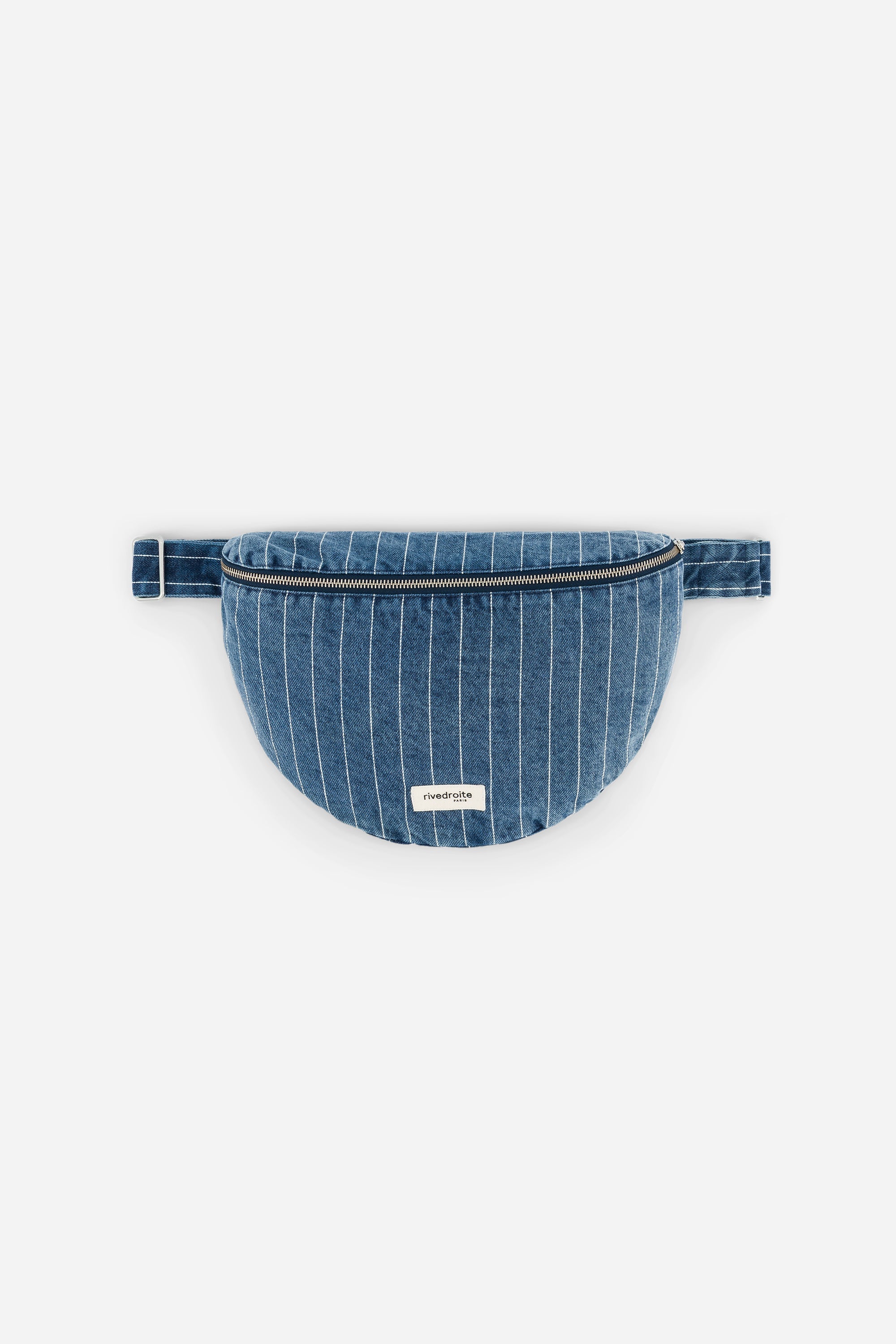 Custine XL le sac banane - Denim Bleu Rayé