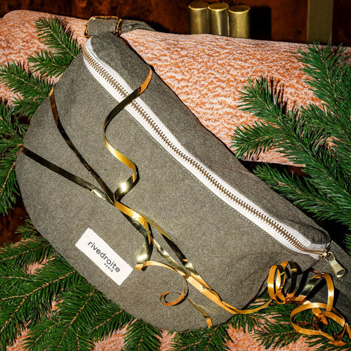 Custine le sac banane - Coton recyclé Kaki