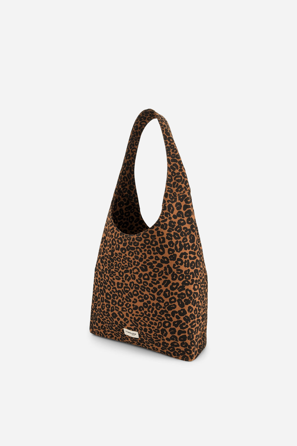 Richelieu le sac hobo - Polycoton Recyclé Léopard