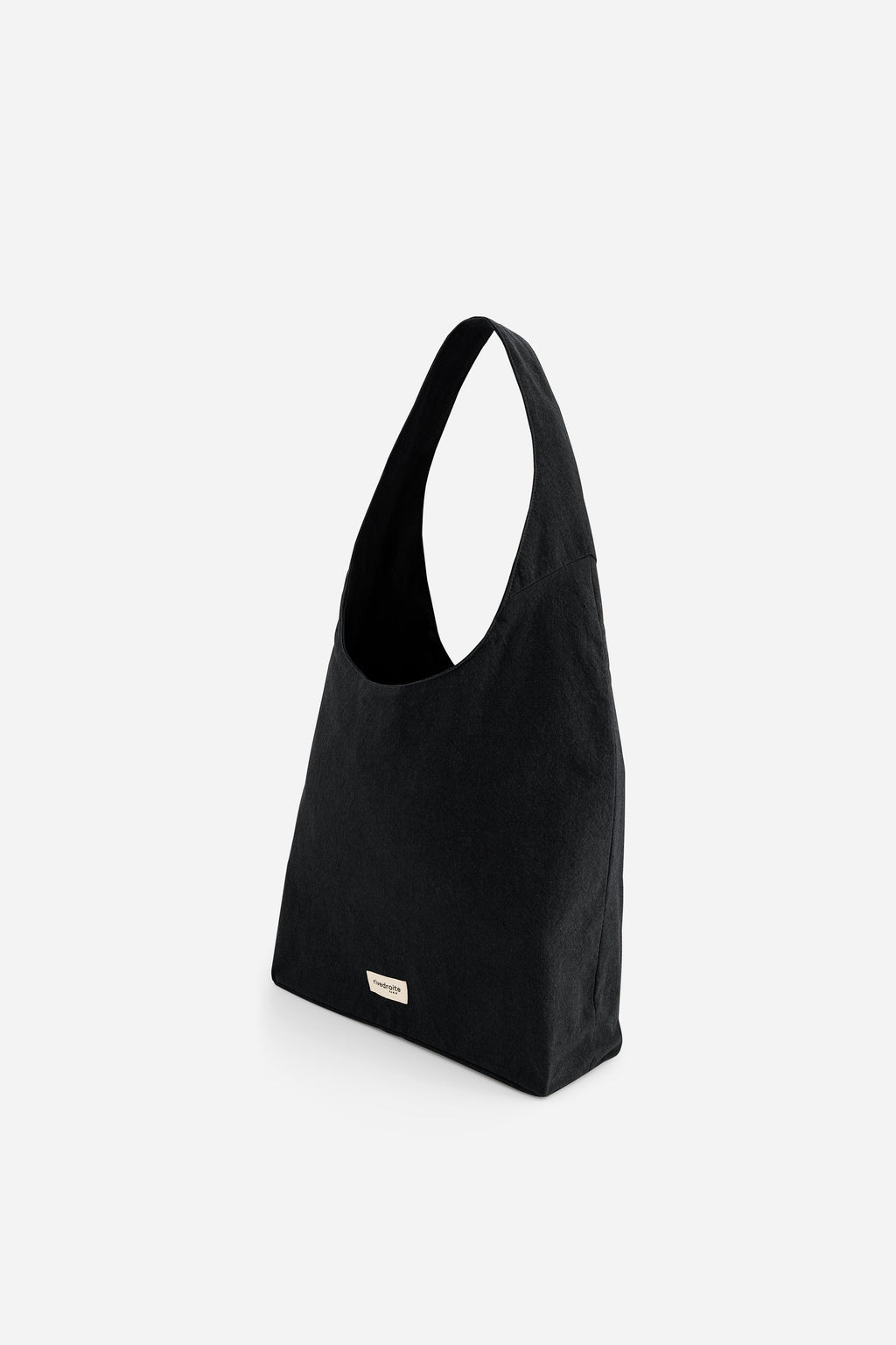 Richelieu le sac hobo - Polycoton Recyclé Noir