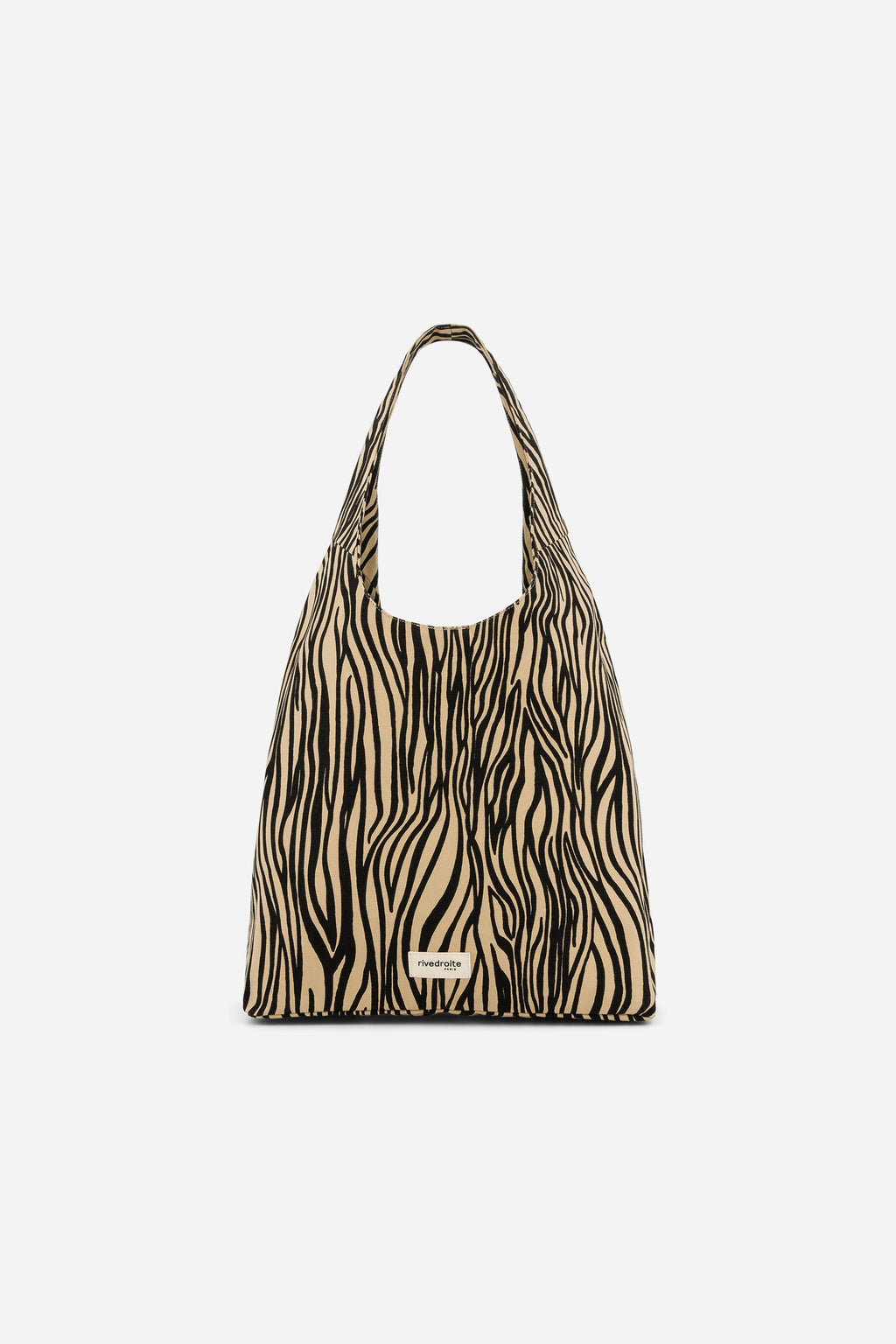 Richelieu le sac hobo - Polycoton Recyclé Zèbre