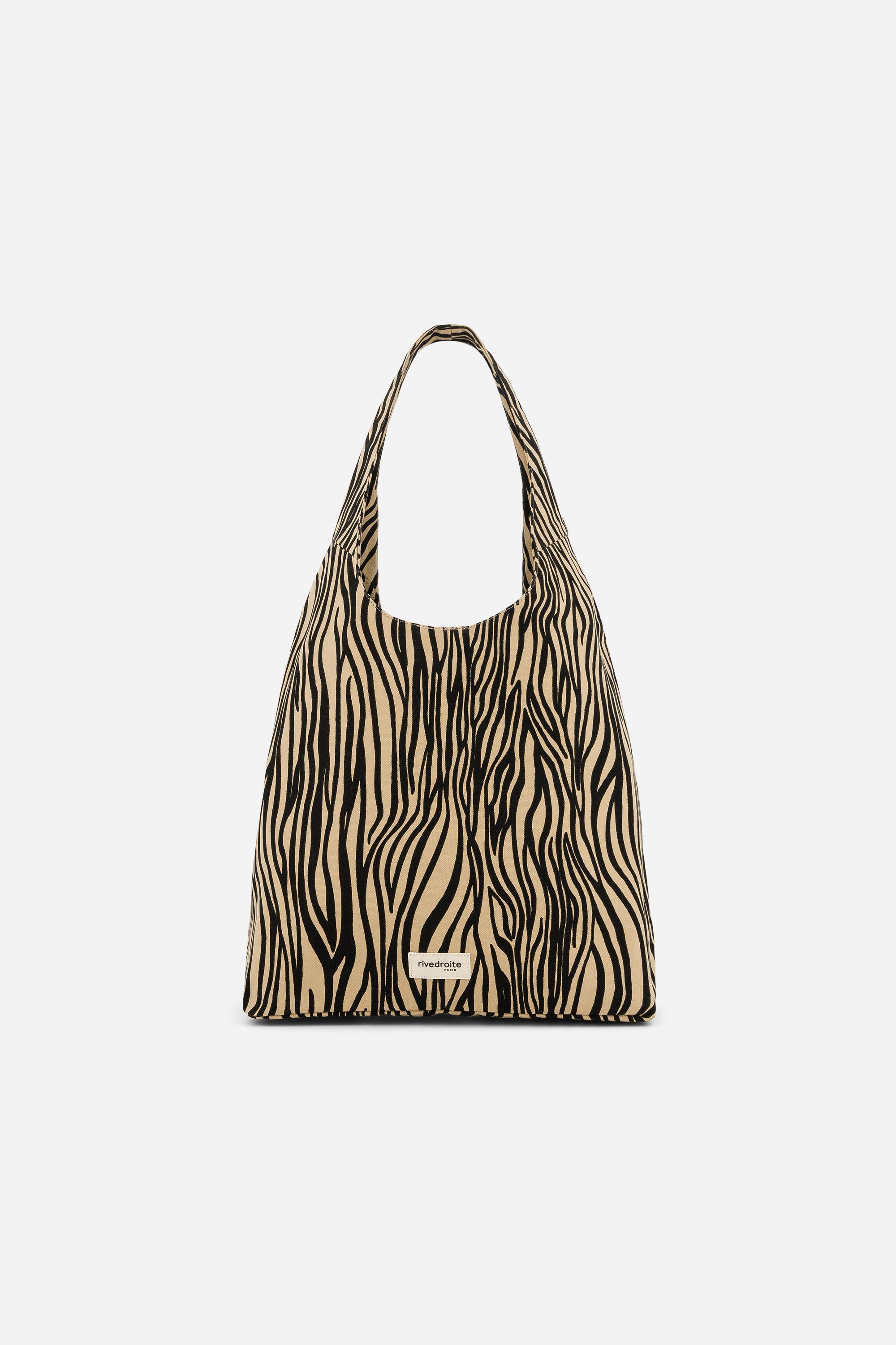 Richelieu le sac hobo - Polycoton Recyclé Zèbre