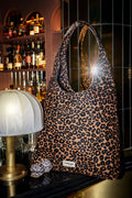 Richelieu le sac hobo - Polycoton Recyclé Léopard
