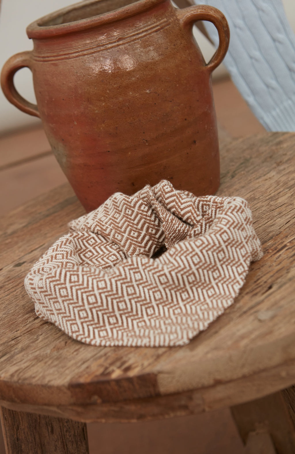 Cotton Two Tone Textured Neckerchief