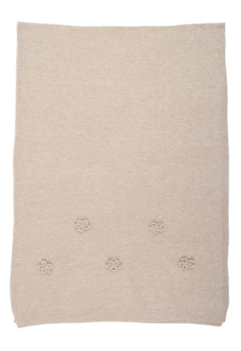 Alma beige Bloom tørklæde