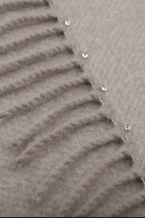 Angel taupe halstørklæde