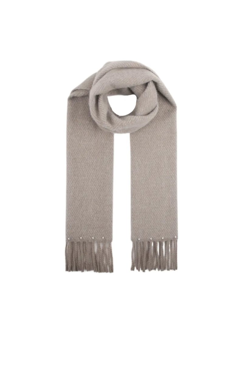 Angel taupe halstørklæde