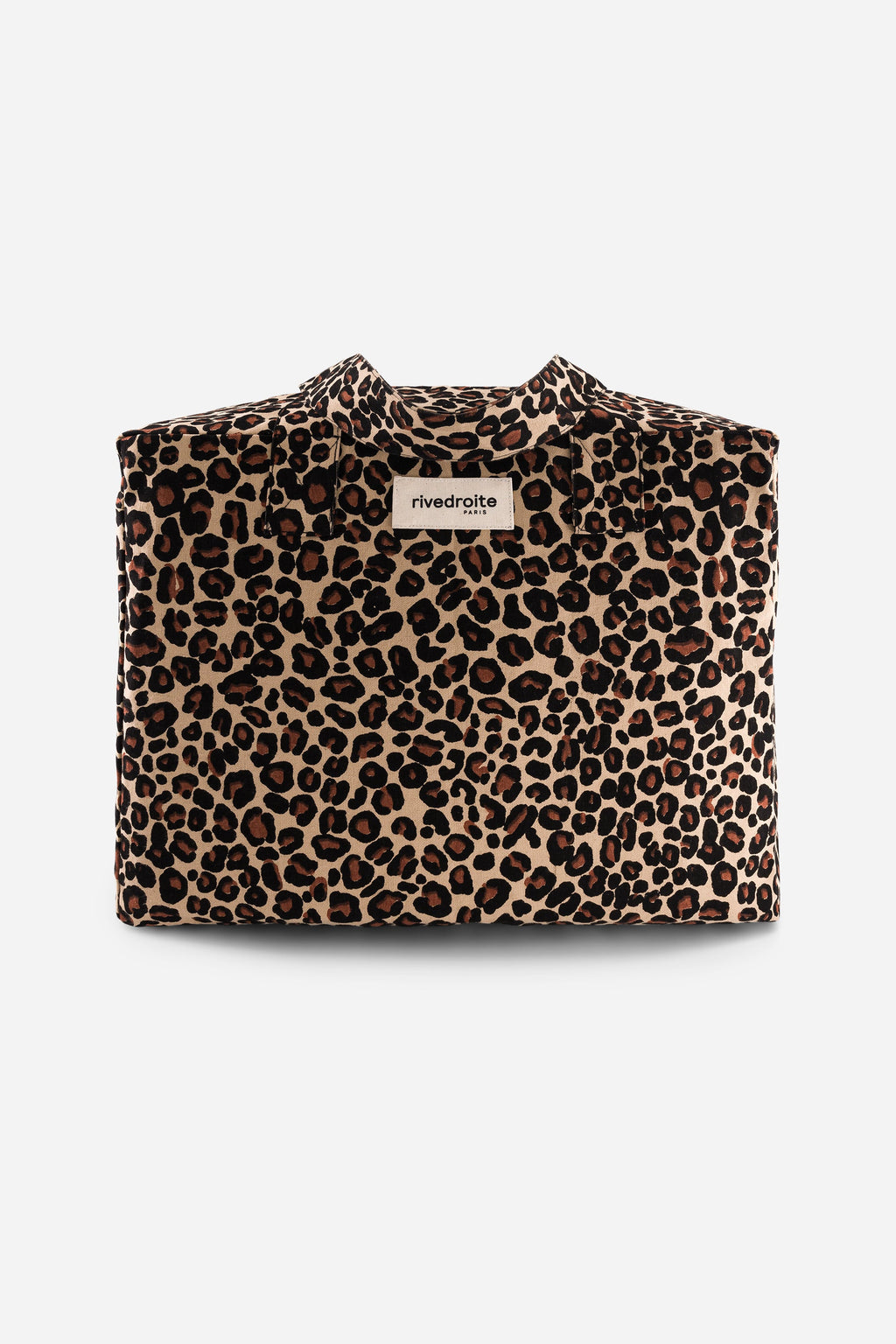 Célestins le sac 24 heures - Coton recyclé Léopard Beige