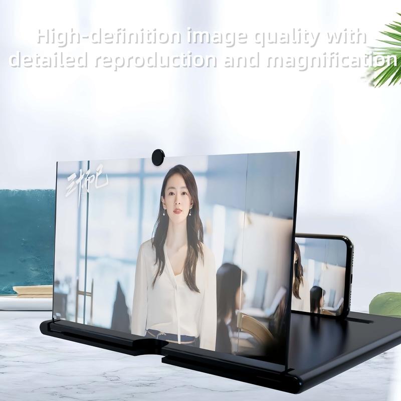 Mobile Phone Magnifier - Ultra-HD Screen Magnifier for Easy TV Viewing Orientation for Landscapes Use Eye Protection Full-Screen Mobile Phone Magnification-10"