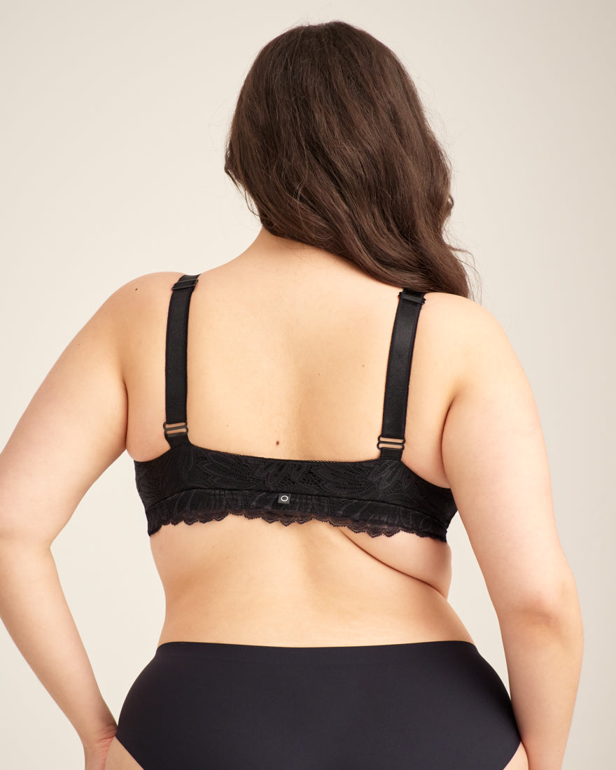 Moms Still BH lace schwarz