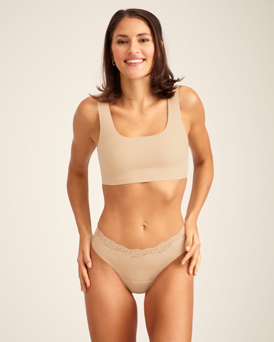 Slip Seamless Lace Extra Strong beige